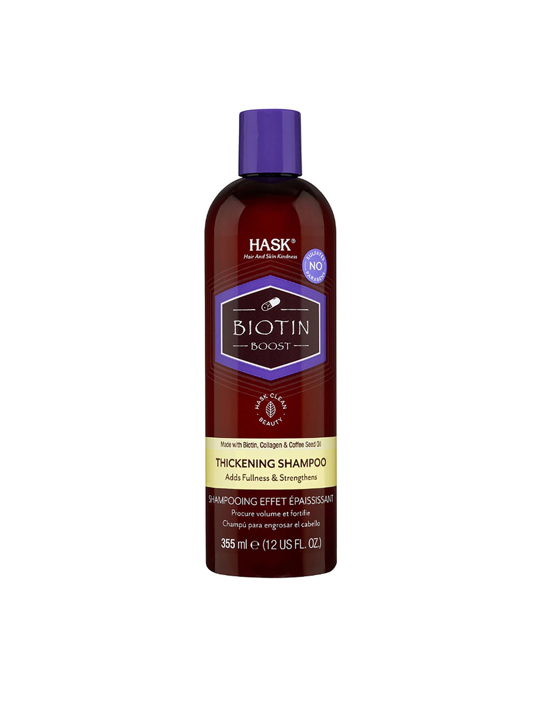 HASK Women's Biotin Boost Thickening & Strengthening Shampoo- 355ml