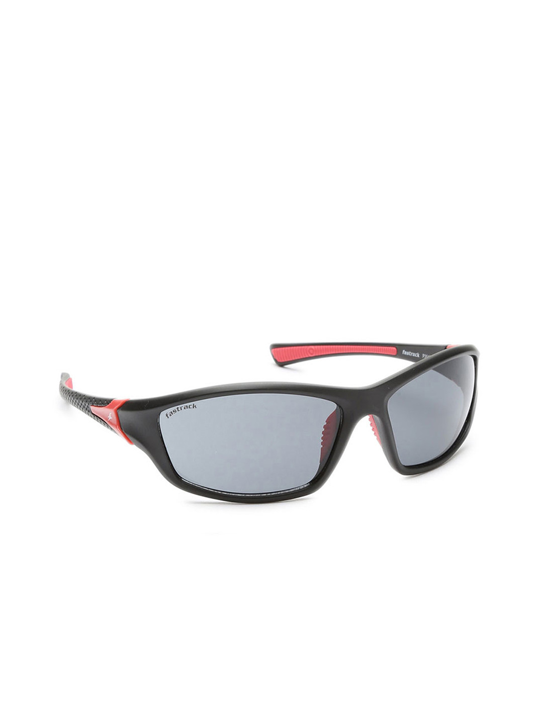 Fastrack Men Sports Sunglasses with UV Protected Lens P351BK1V