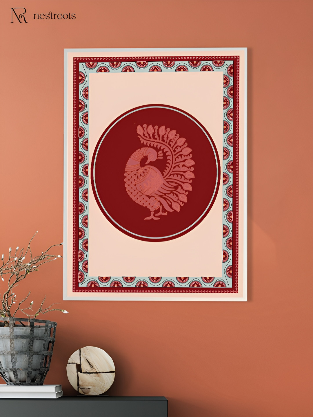 nestroots Canvas Wall Square Paintings Wall Art 36x 24In