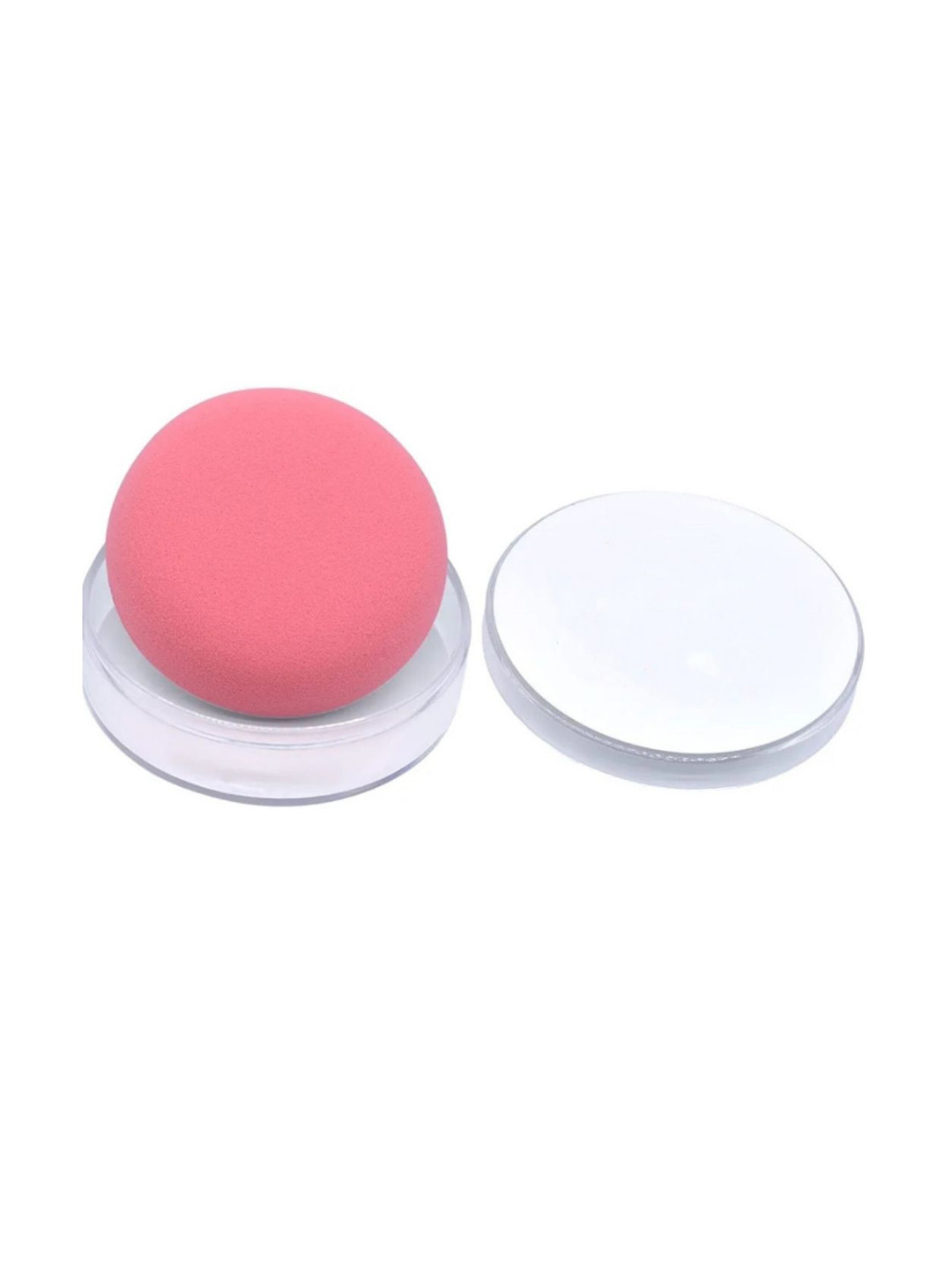 FEELHIGH Round Beauty Sponge With Case - Pink