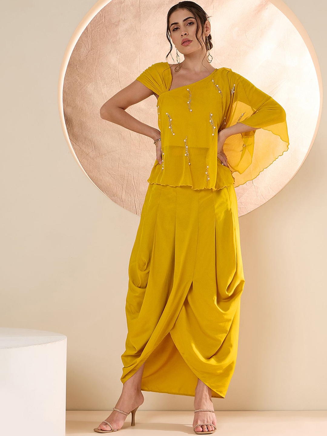 Antheaa Embellished Top & Trouser - Co Ords for Women 30532398 | Myntra