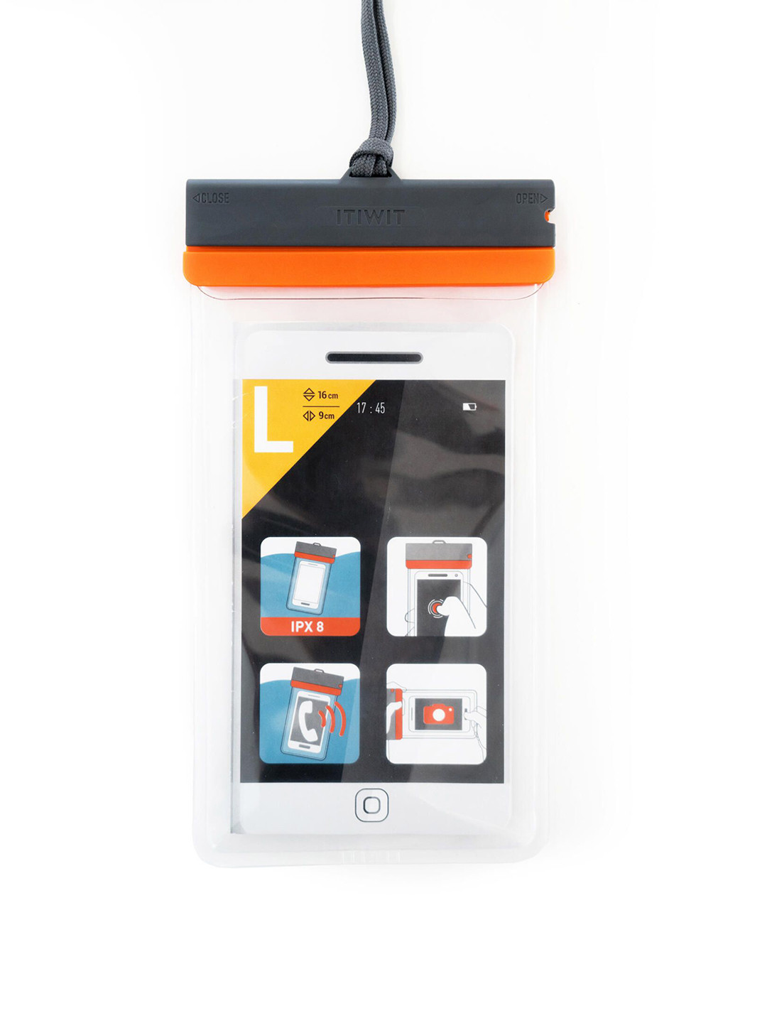 Decathlon NABAIJI - Transparent Waterproof Mobile Phone Pouch - IPx8
