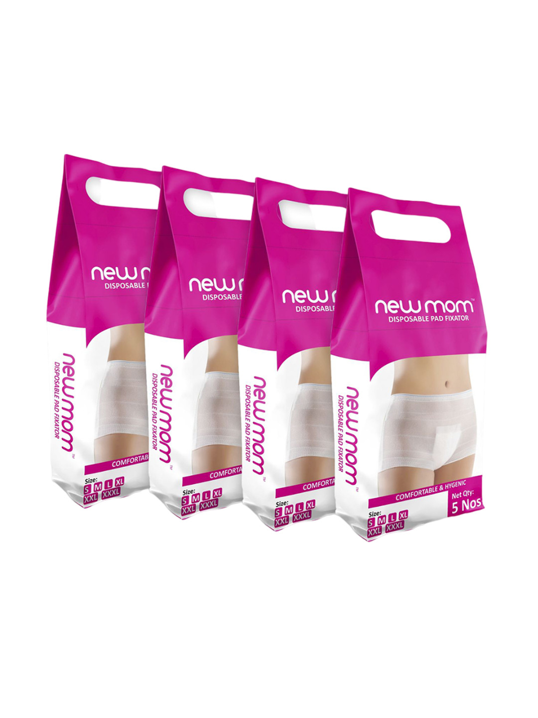 NEWMOM Pack Of 4 Disposable Pads Fixator- 20 Nos
