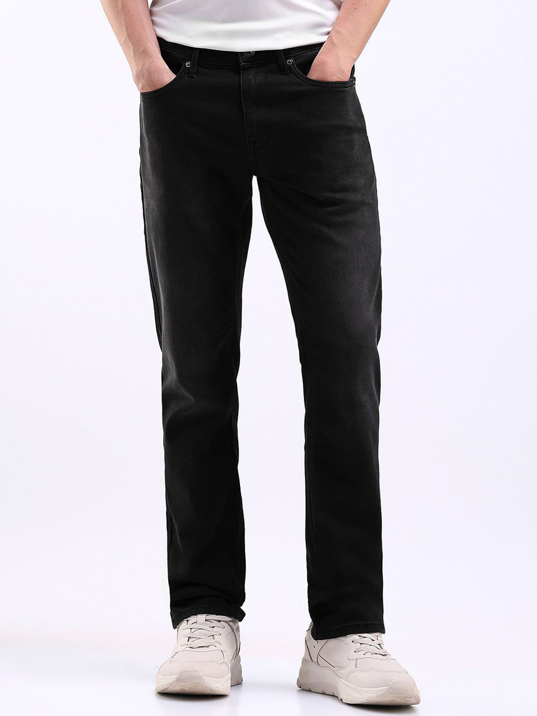 Flying Machine Men Straight Fit Stretchable Jeans