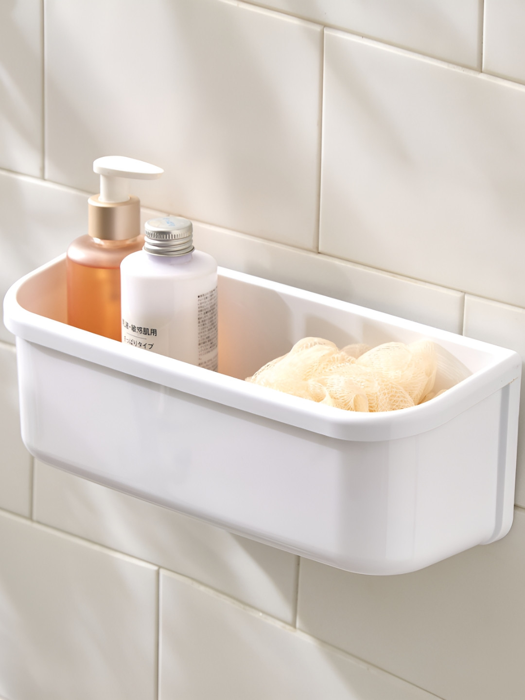 Home Centre White Solid Polypropylene Bath Accessories Set