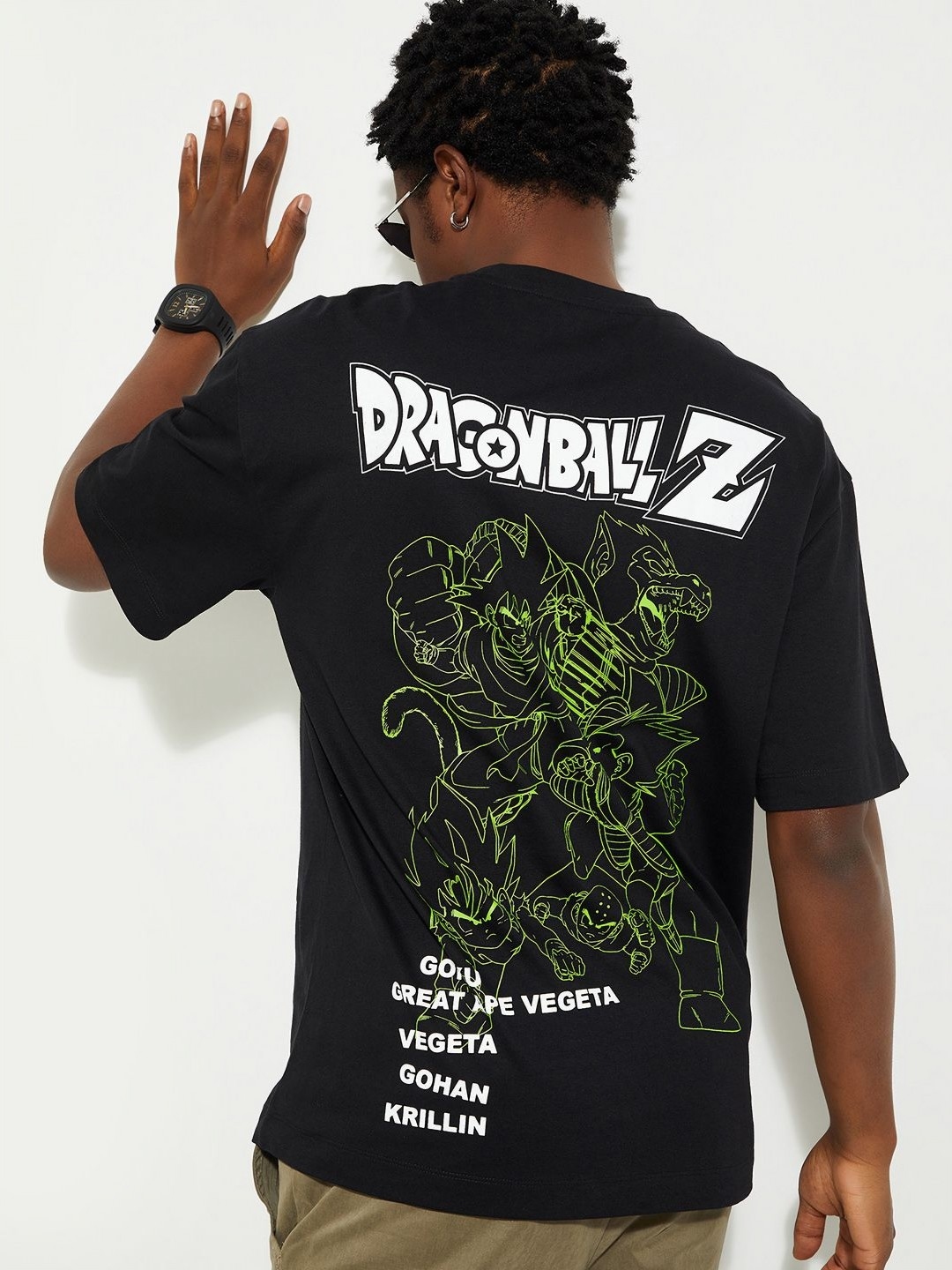 Darc Sport DRAGON BALL Z GOKU PREMIUM OVERSIZED TEE BLACK M