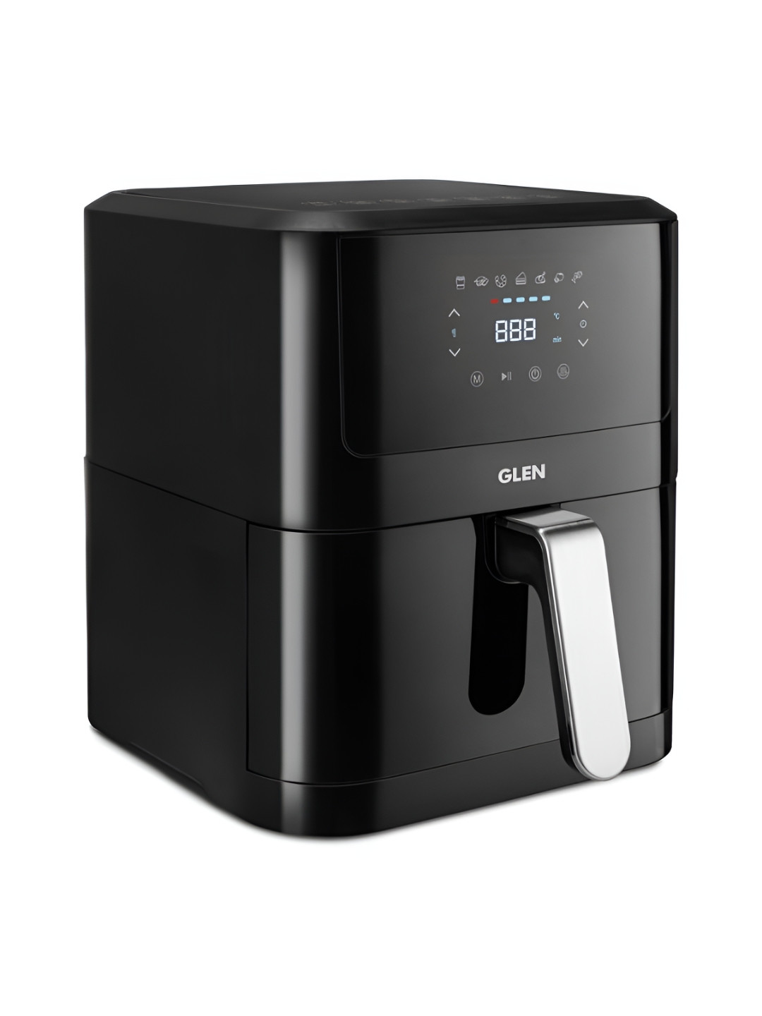 GLEN  Black 1500 W Digital Air Fryer 6 L