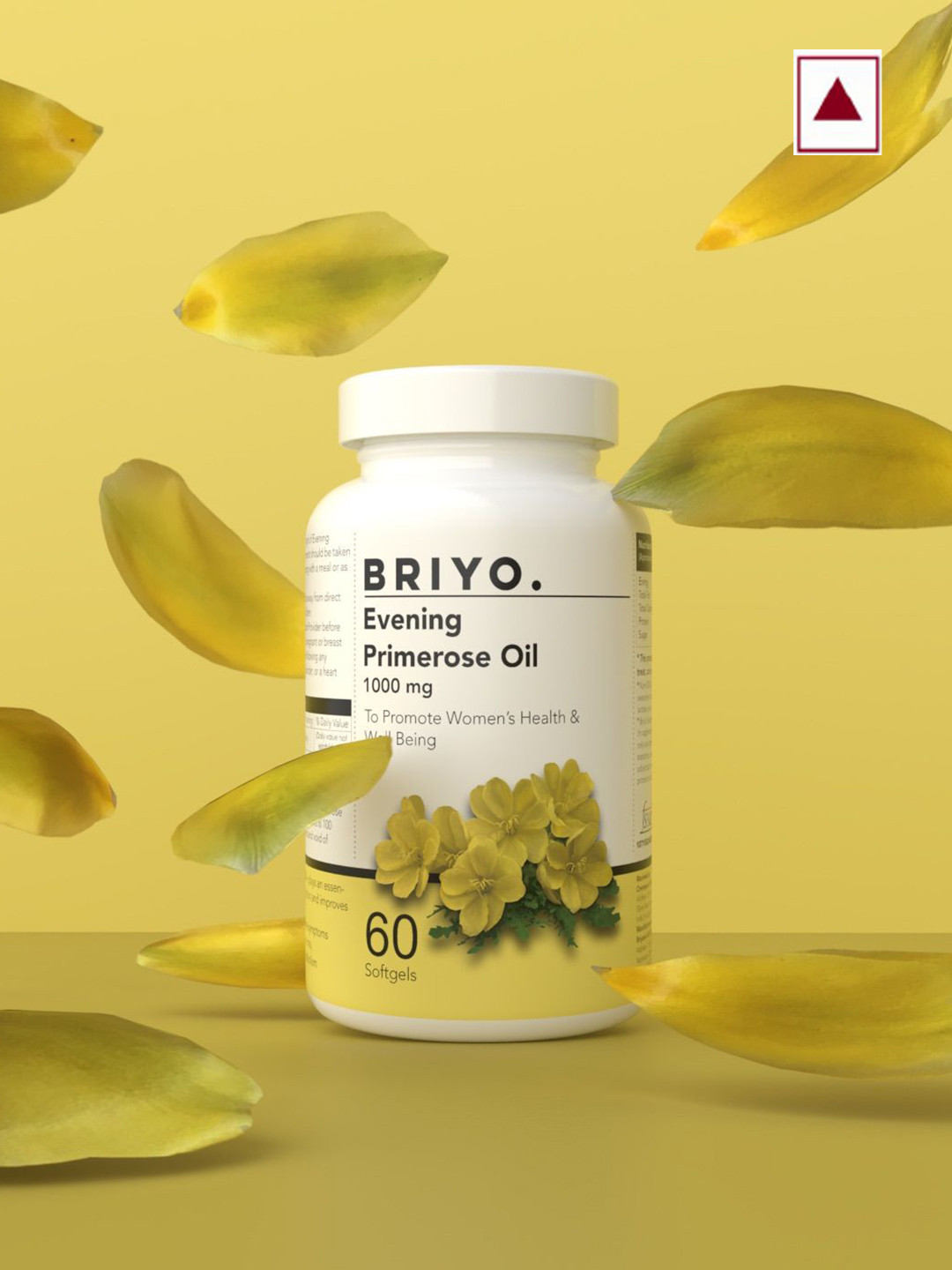 BRIYO Evening Primrose Oil Filled Capsules-60 Capsules