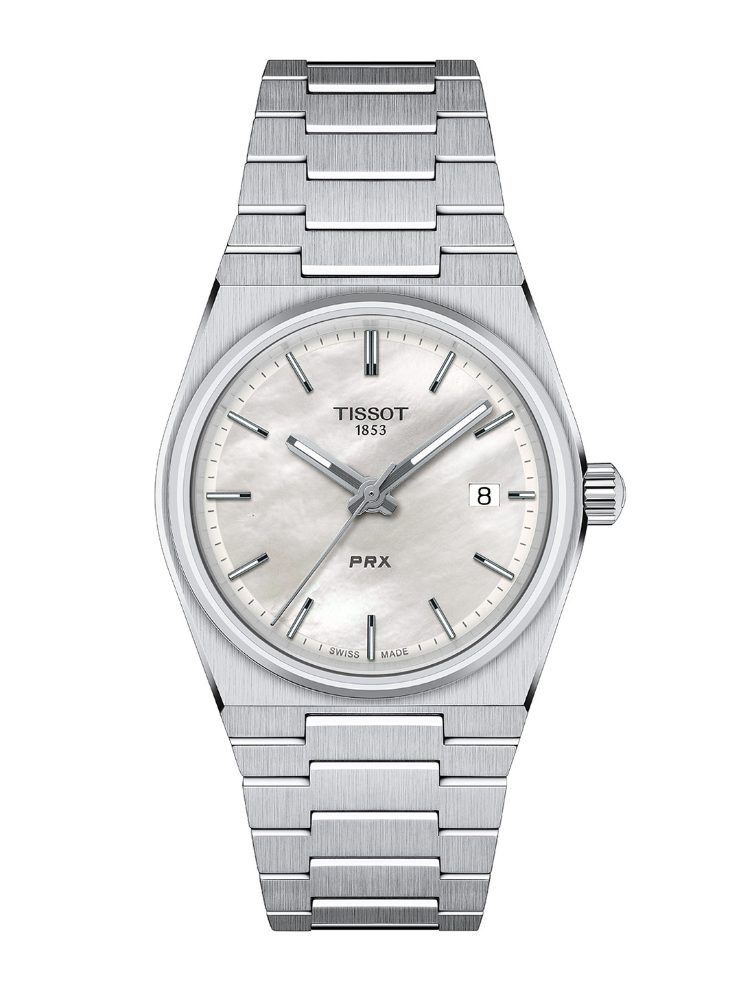 TISSOT Unisex Dial & Stainless Steel Bracelet Style Straps Analogue Watch T1372101111100