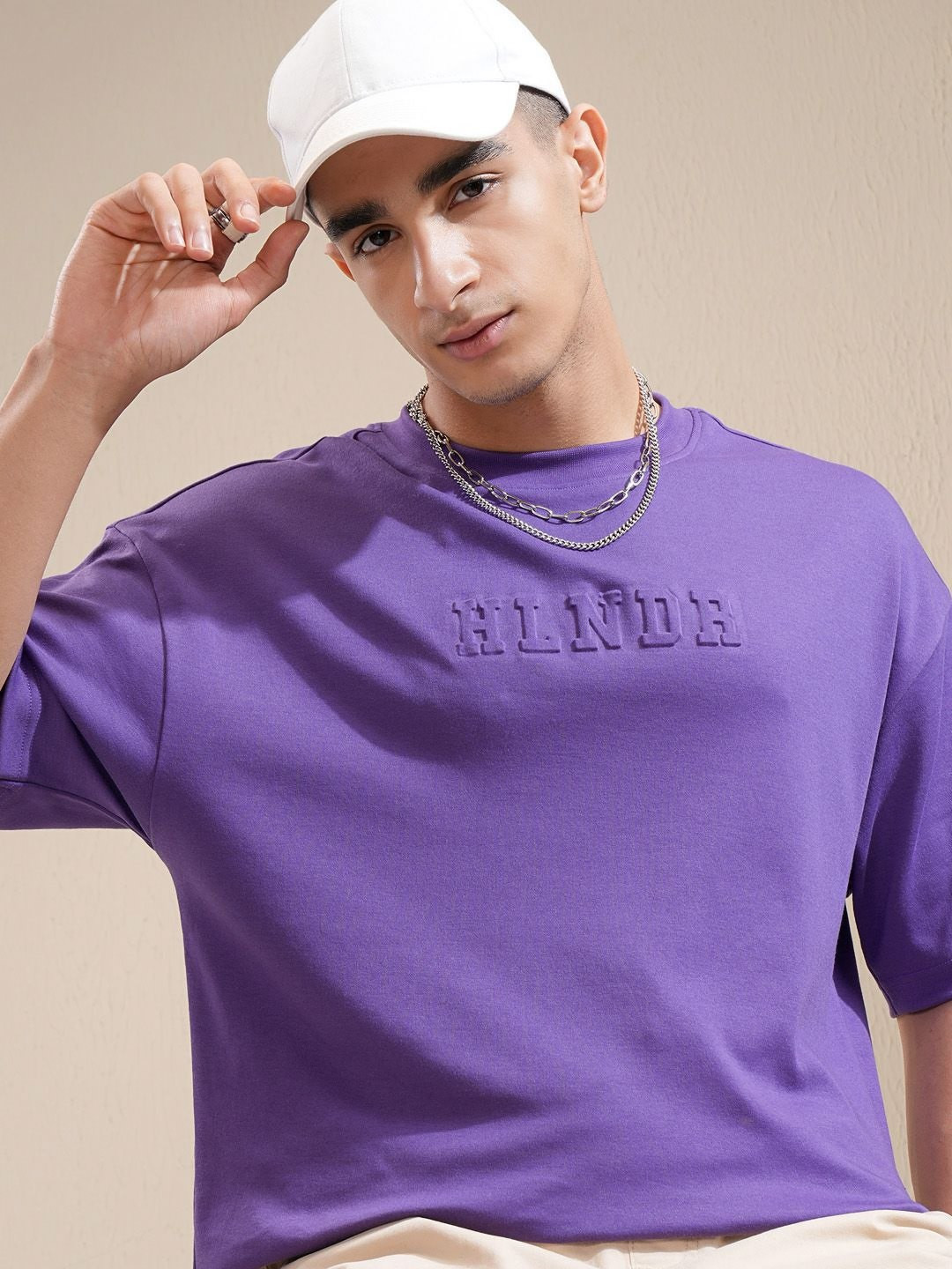 HIGHLANDER Men Pockets Sports Oversized T-shirt