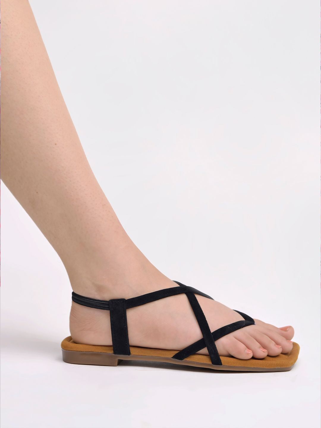Shoetopia Girls Open Toe Flats