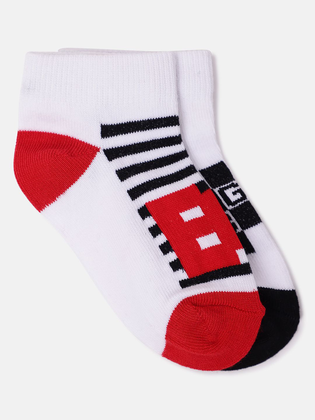 Blue Giraffe Girls Ankle-Length Socks