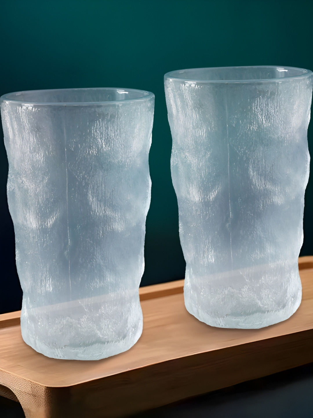 UMAI 2 Pcs Lead Free Water Glasses 330ml Each