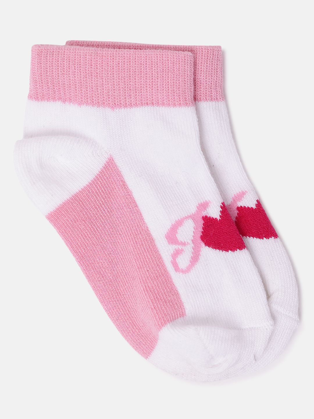 Blue Giraffe Girls Patterned Ankle-Length Socks