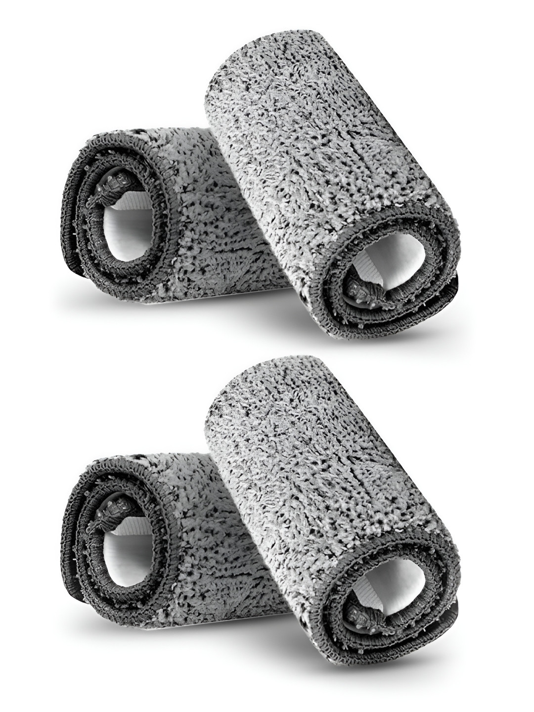 UPC Grey 4 Pieces Wet & Dry Flat Mop Refill Pads