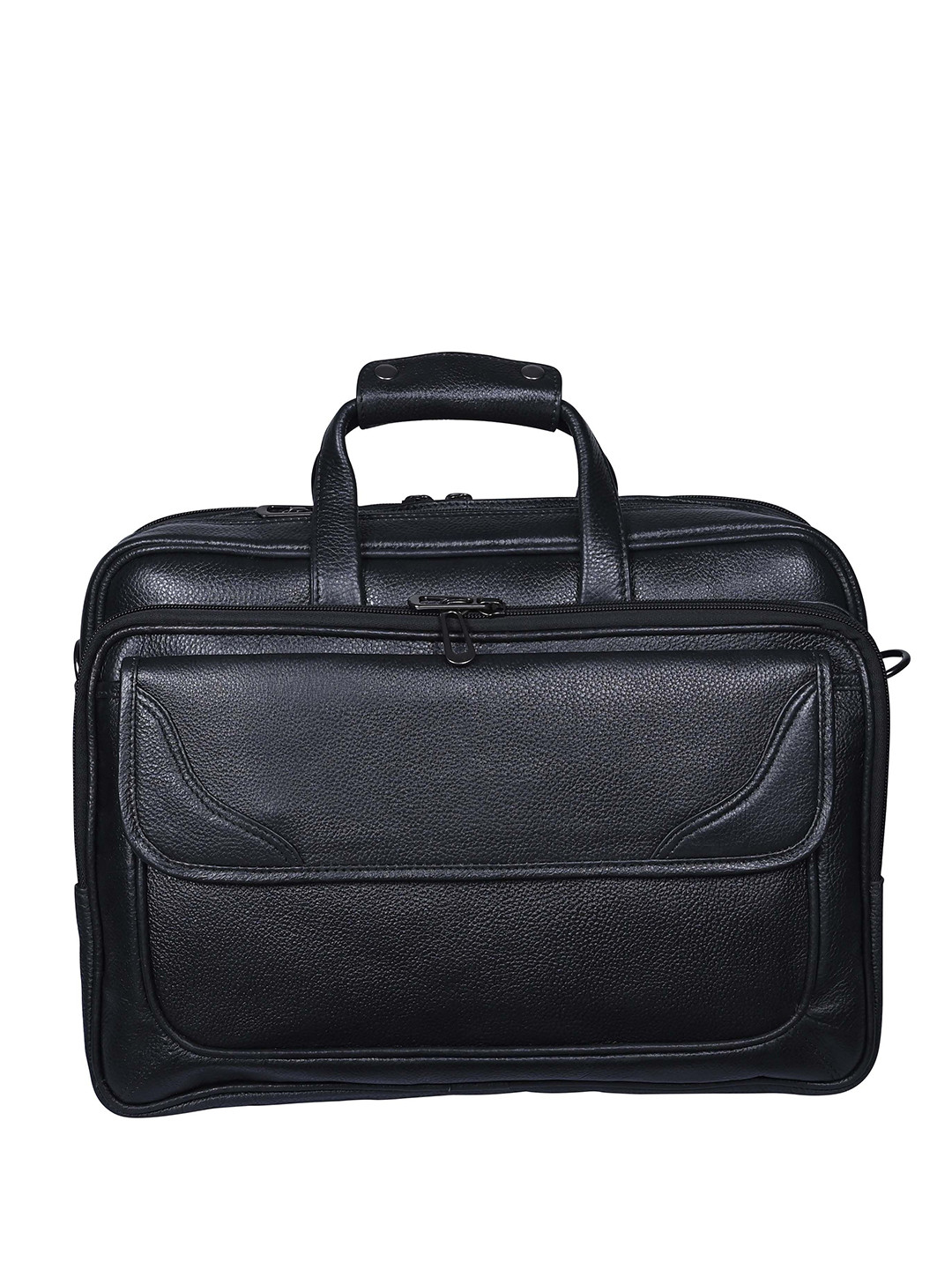 Calvadoss Women Up To 17 Inch Textured Leather Laptop Bag