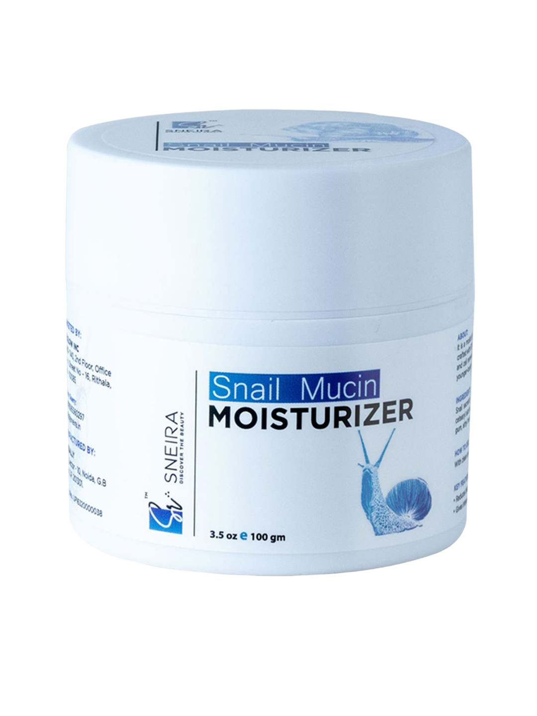SNEIRA Snail Mucin Moisturizer With Hyaluronic Acid - 100 g