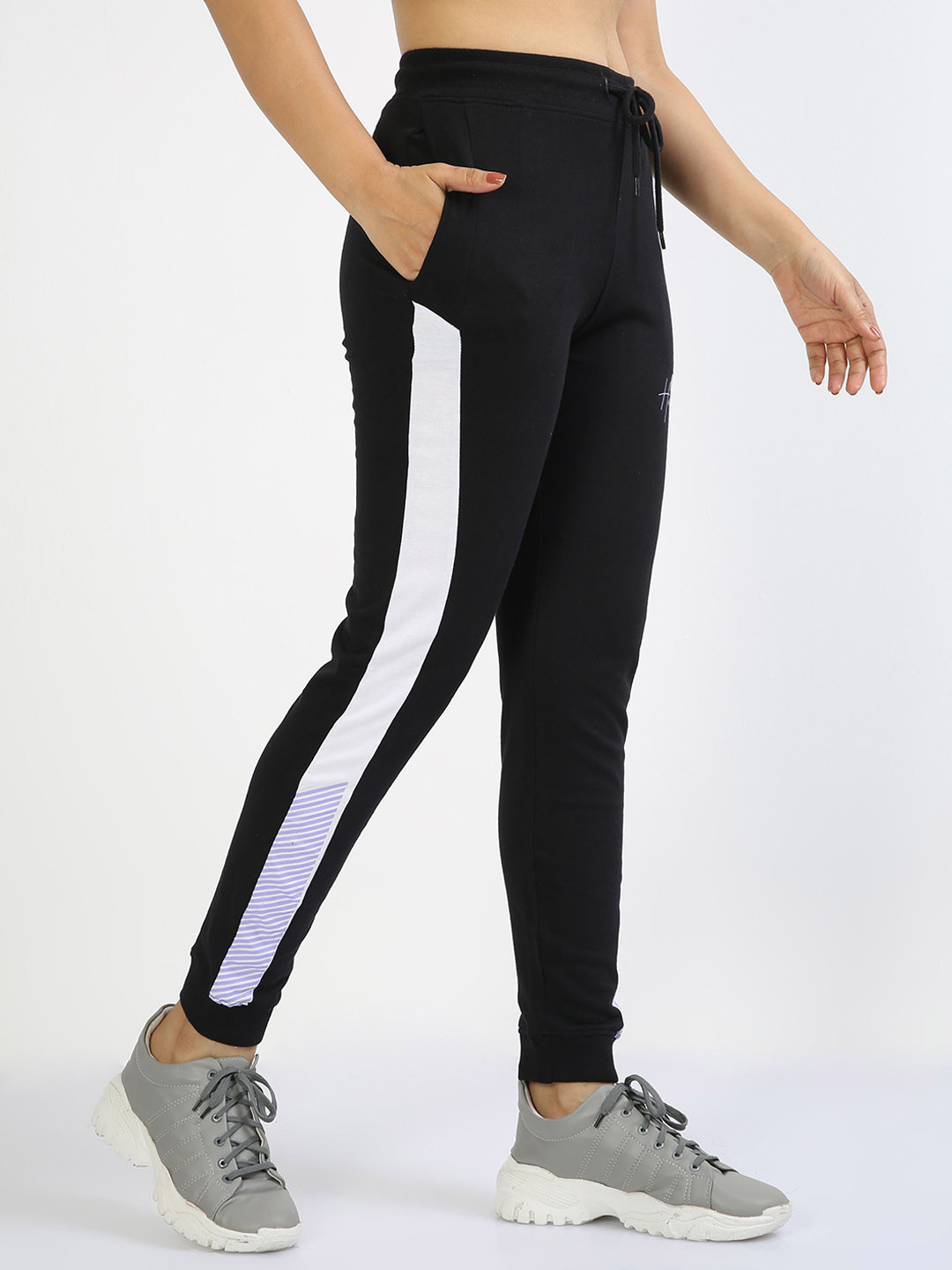 ARDEUR Colorblocked Mid-Rise Joggers