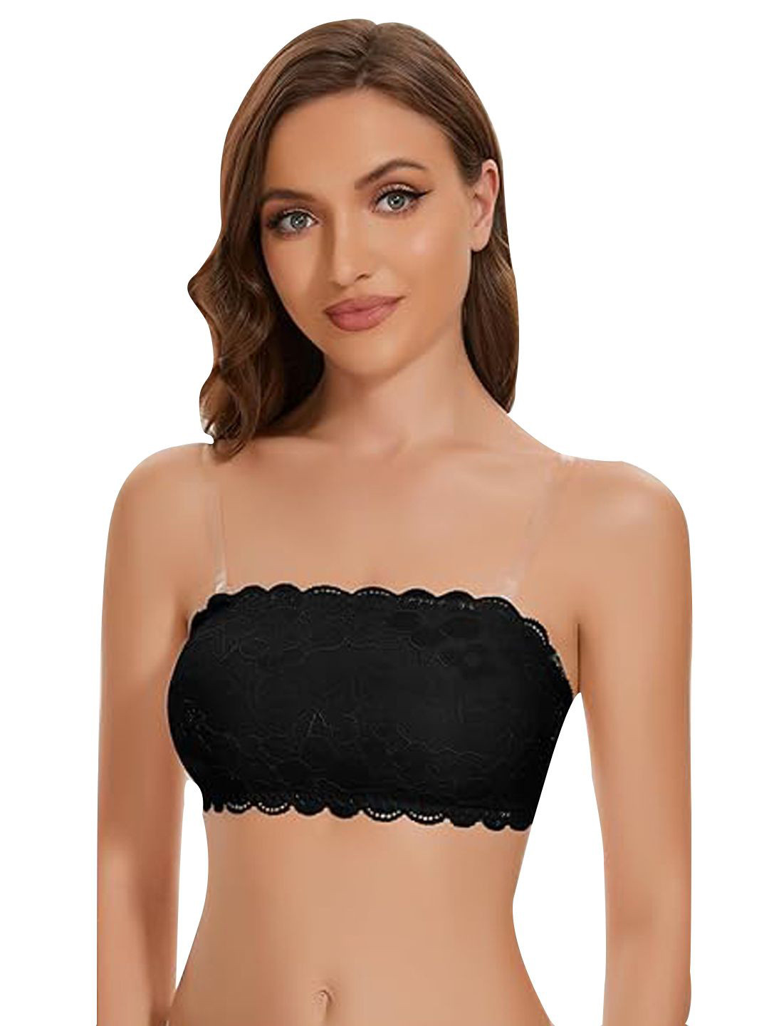 ComfyStyle Floral Bandeau Full Coverage Bra