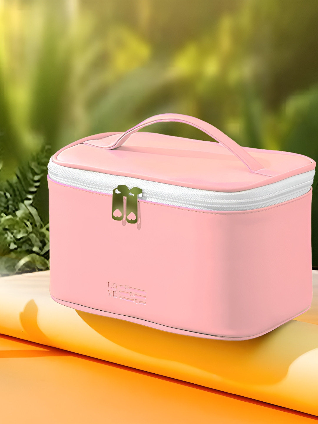 Aura Pink Set of 1 Water Resistant Makeup Organiser Organisers
