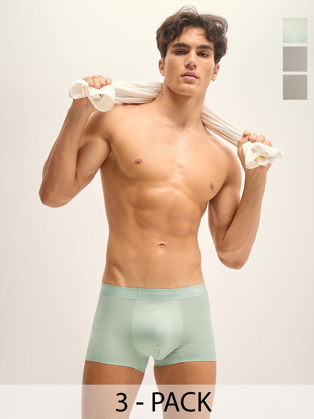 THE BEAR HOUSE Pack of 3 Modal Trunks BRI-AURNO-P3