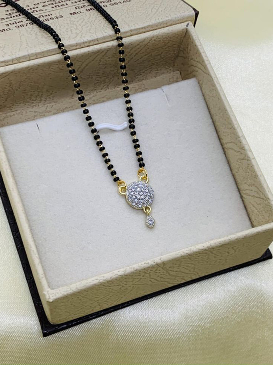 Wynona Gold Plated Artificial Stones & Beads Studded Mangalsutra