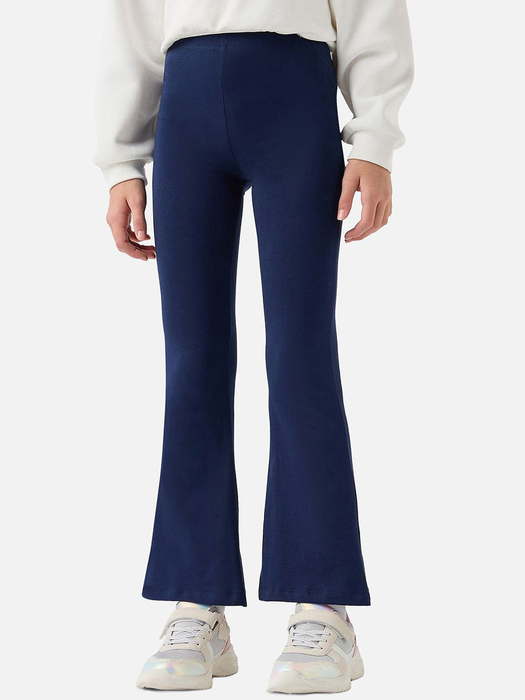 Juniors by Babyshop Girls Flared High-Rise Wide Leg Trousers