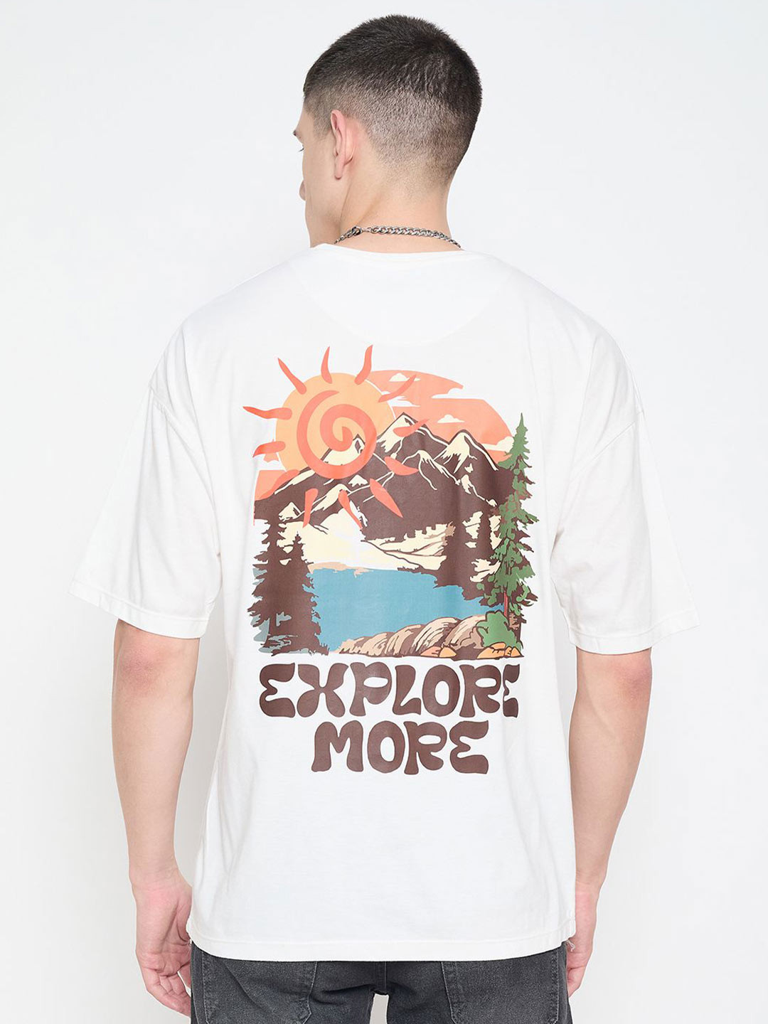 Mast & Harbour Men Printed Casual T-shirts