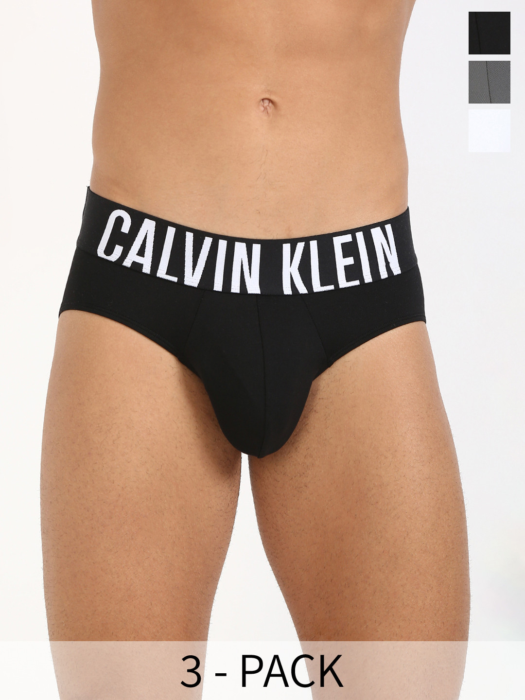 Calvin Klein Pack Of 3 Mid Rise Basic Briefs NB3610908