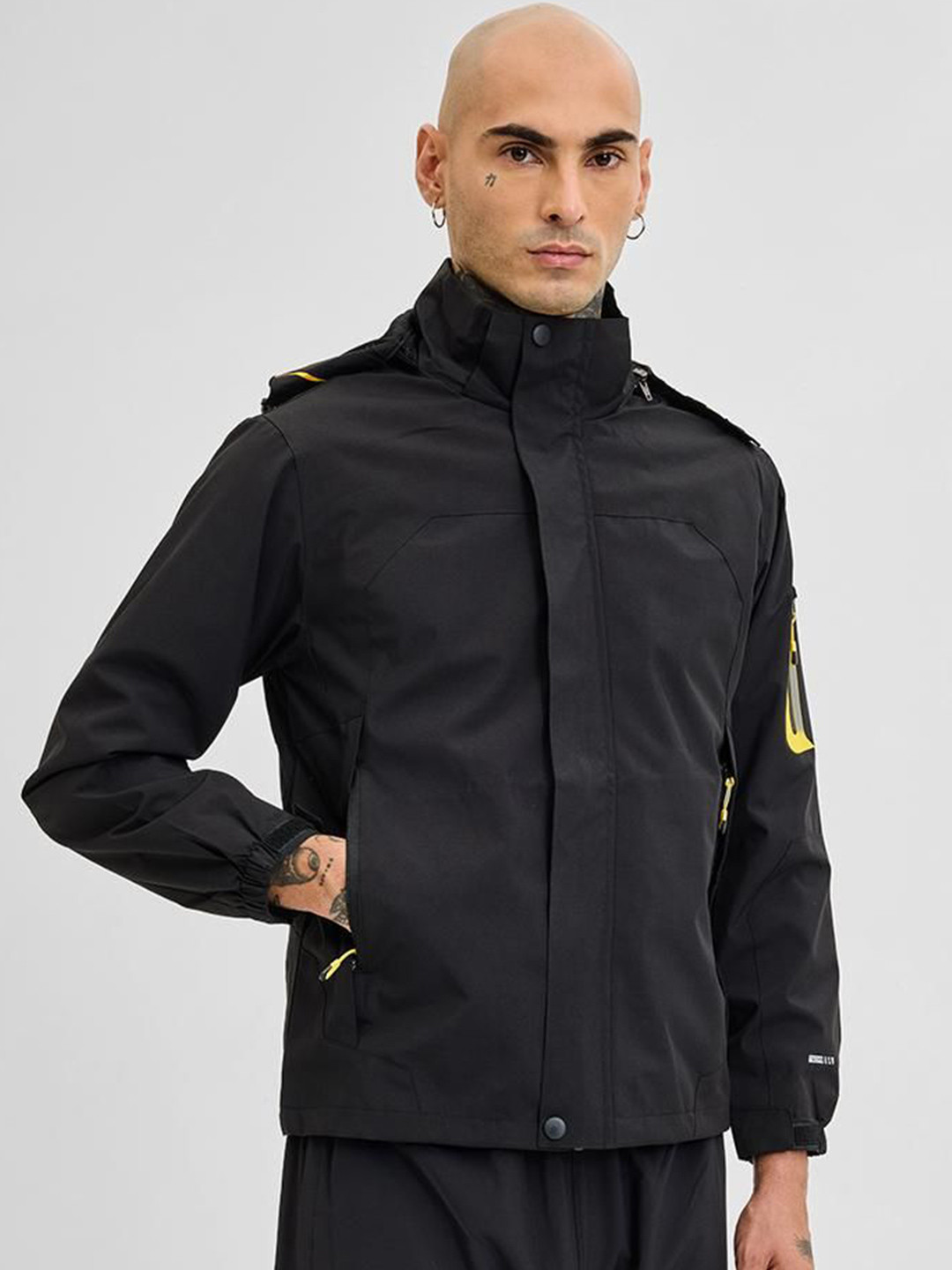 Snitch Men Water Resistant Open Front Jacket