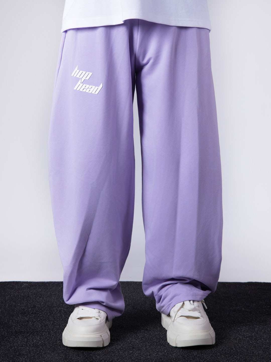 HOP HEAD Men Loose Fit Easy Wash Slip-On Track Pants