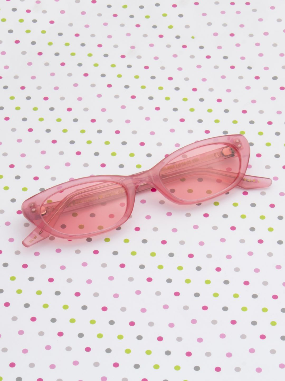 Ted Smith Pink Aesthetic Cateye Luxury Acetate Sunglasses Women with Polarised Lens