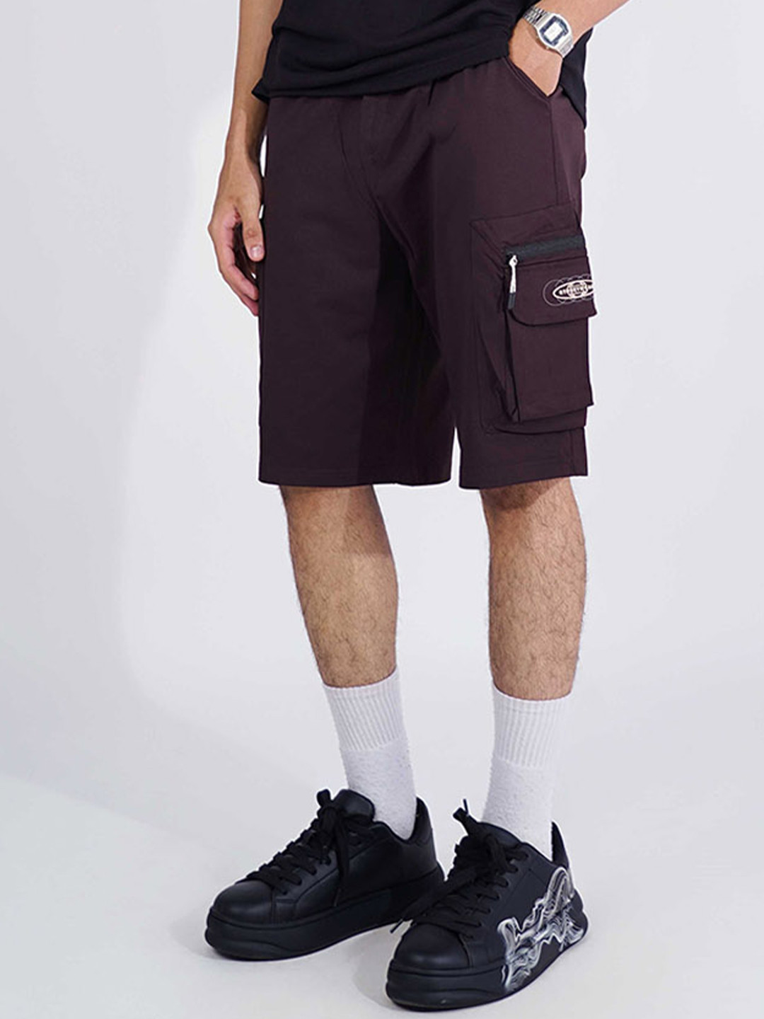 Hop Head Coffee Pocket on Pocket Oversized Shorts