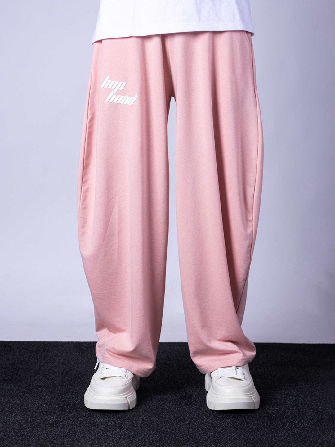 HOP HEAD Men Cotton Loose Fit Easy Wash Regular Track Pants