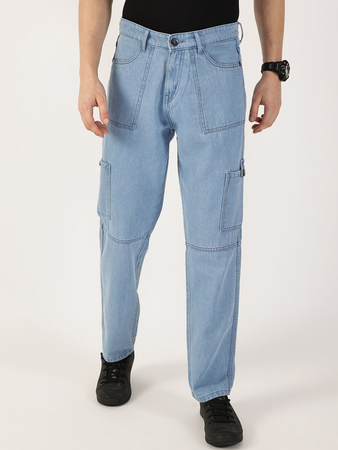 Thomas Scott Men Loose Relaxed Fit Jeans