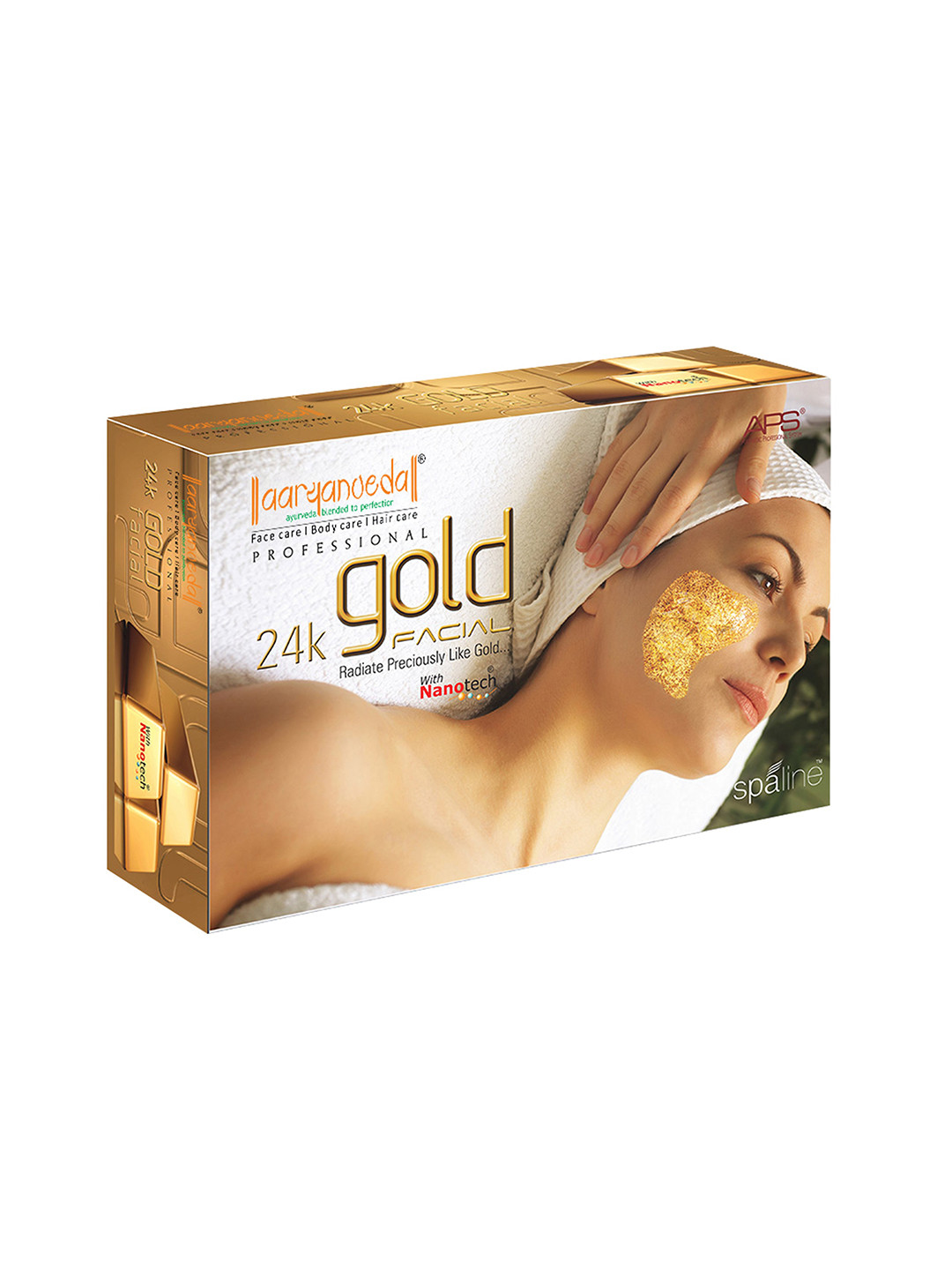 Aryanveda Set of 5 24K Gold Facial APS Kit With Olive Oil - 510g