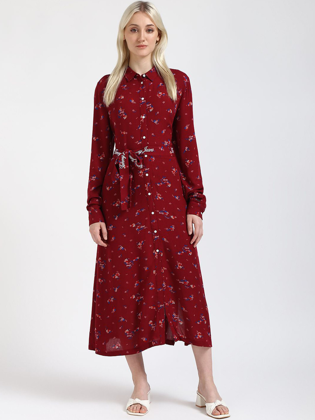 Tommy Hilfiger Shirt Midi Dress