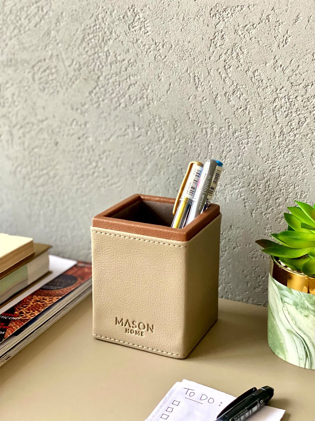 Mason Home Taupe Super Strong Desk Organisers