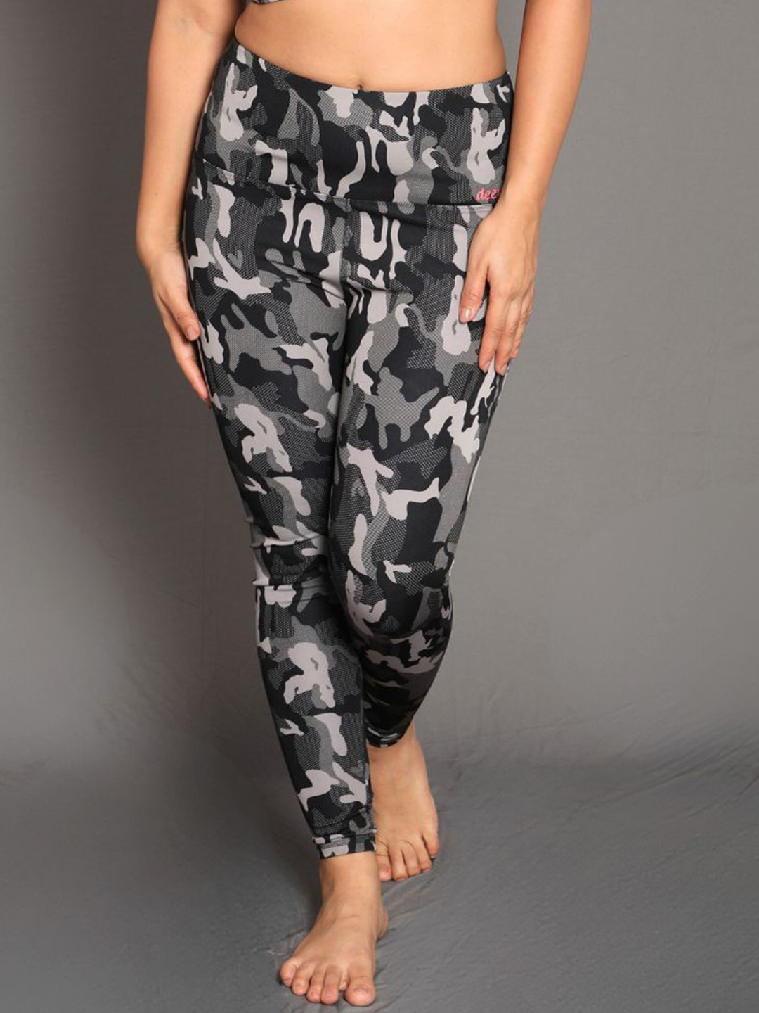 Deevaz  Women Camouflage Printed Comfort & Snug Fit Active Ankle-Length GymTights