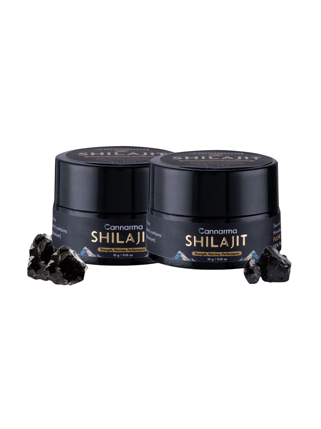 Cannarma Set Of 2 Ayurveda Himalayan Shilajit Resin - 10 g Each