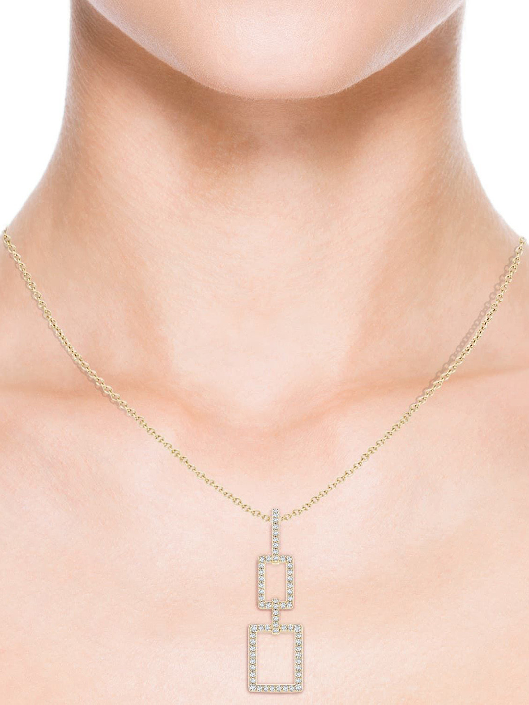 Angara Women 0.49C Diamond Pendant