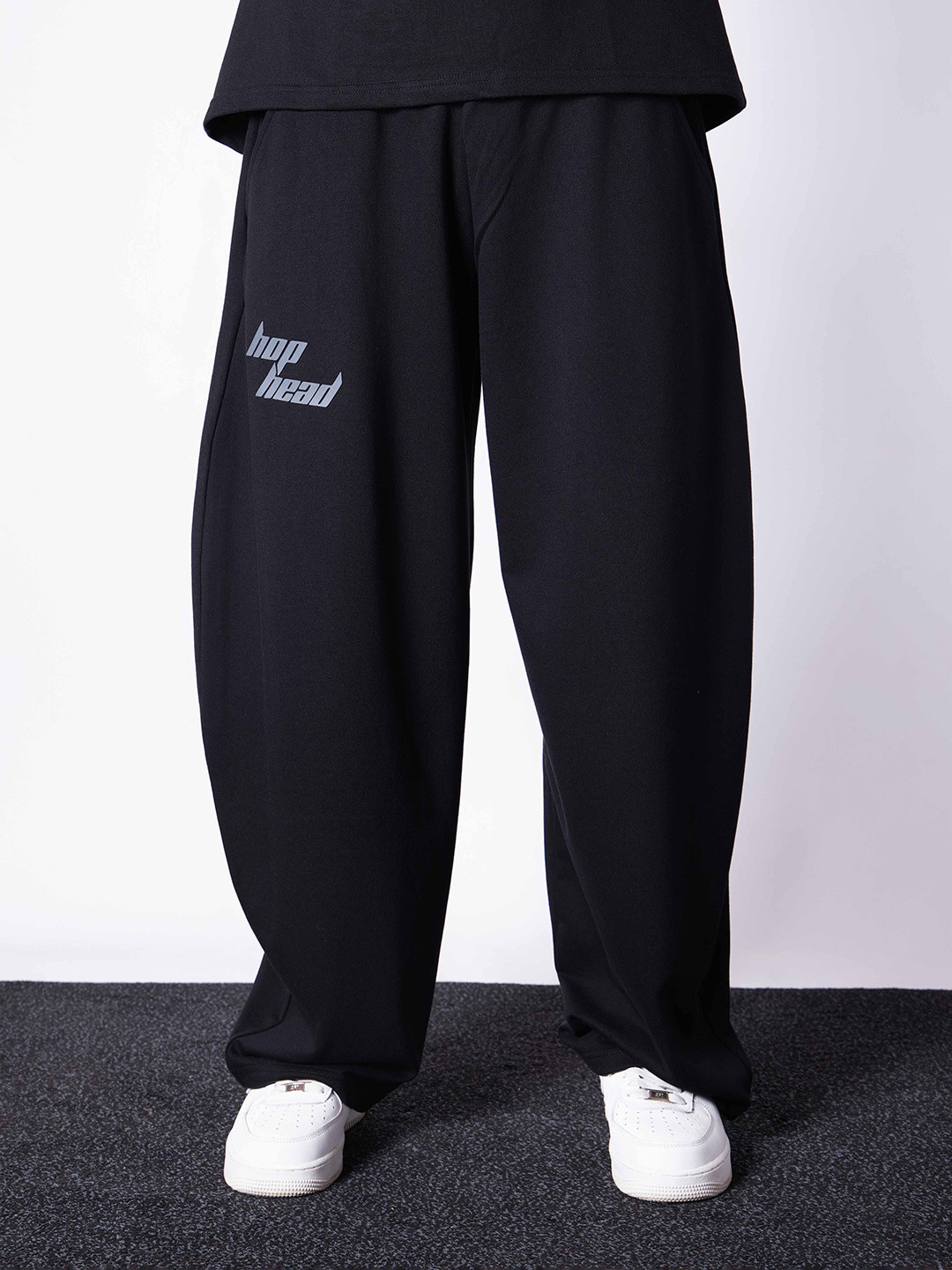 HOP HEAD Men Cotton Loose Fit Regular Baggy Track Pants