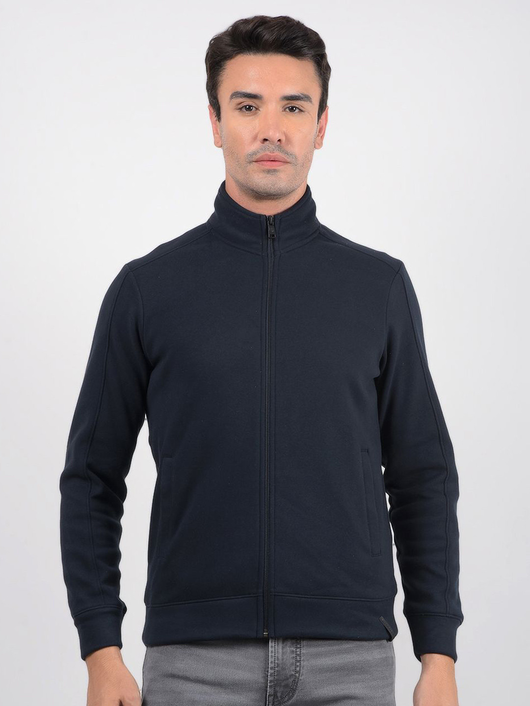 Numero Uno Men High Neck Long Sleeves Sweatshirt