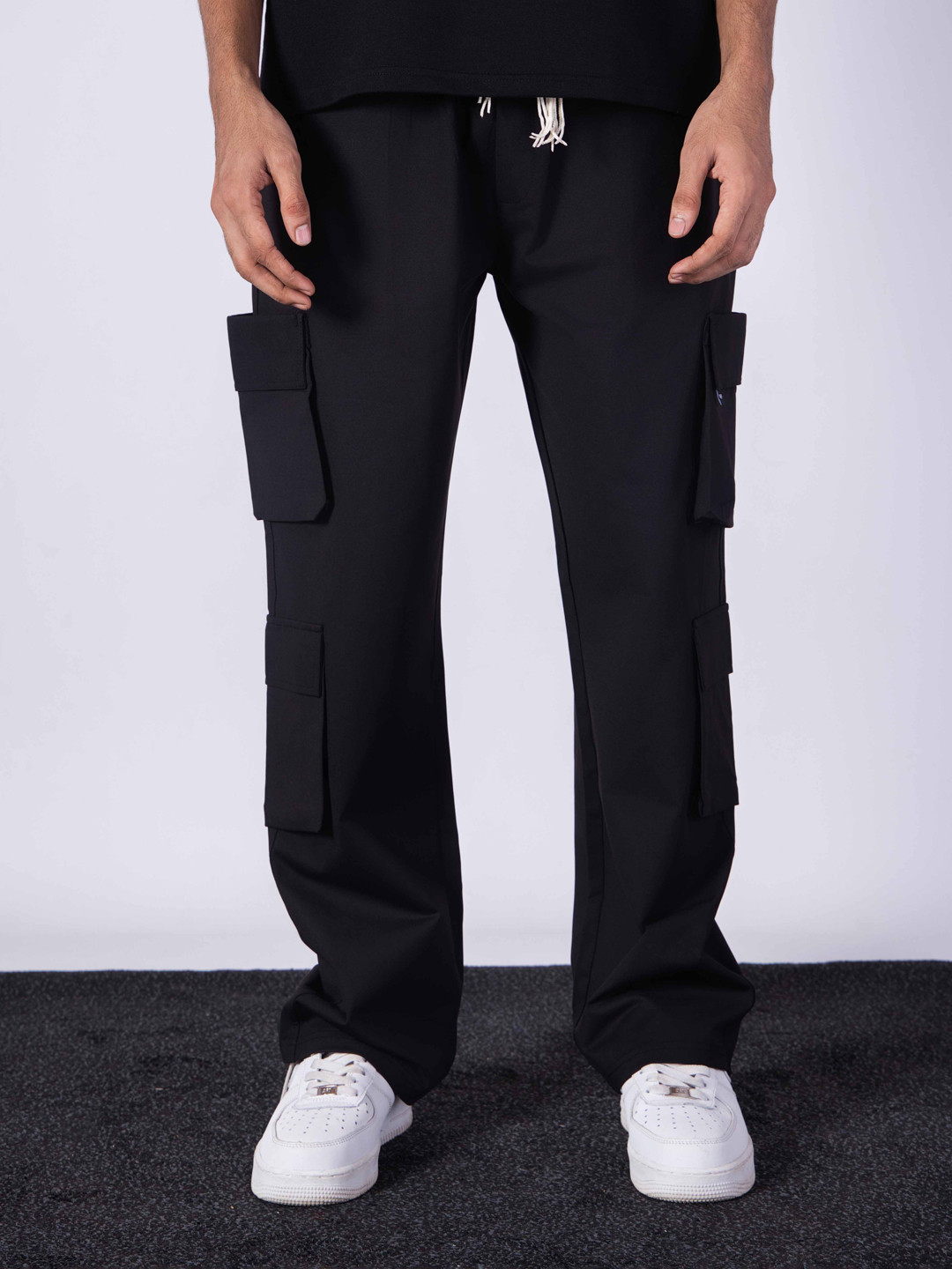 HOP HEAD Men Relaxed Fit Easy Wash Trousers