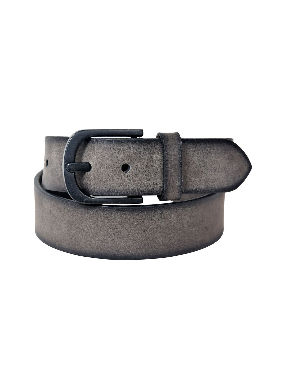 Celtic Unisex Grey Leather Formal Belt Elegant and Durable with Tang Closure