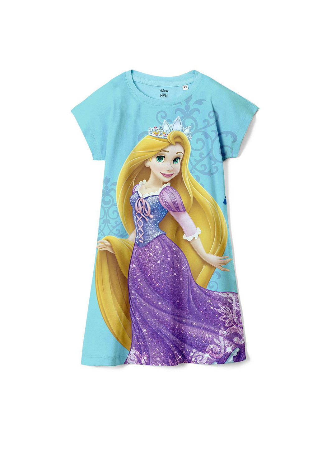 Wear Your Mind Girls Rapunzel Printed A-Line Dress