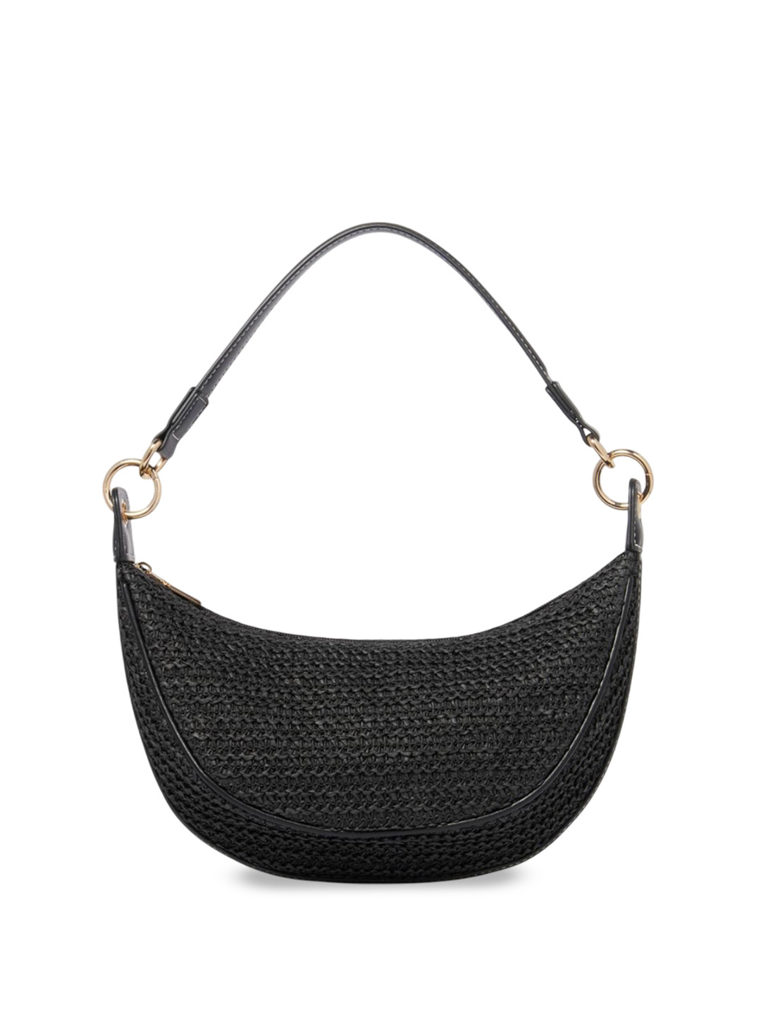 Forever New Women Textured Half Moon Shoulder Bag