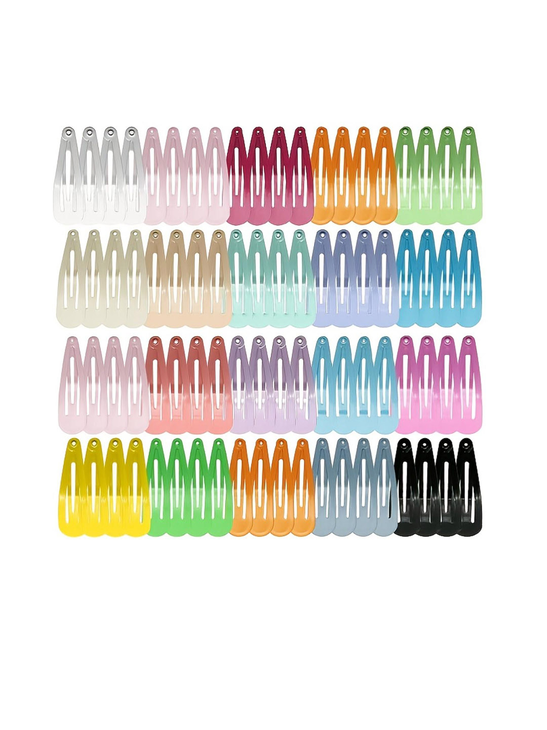 CHR203113 24-Pcs Sparkling Water Drop Hair Clips