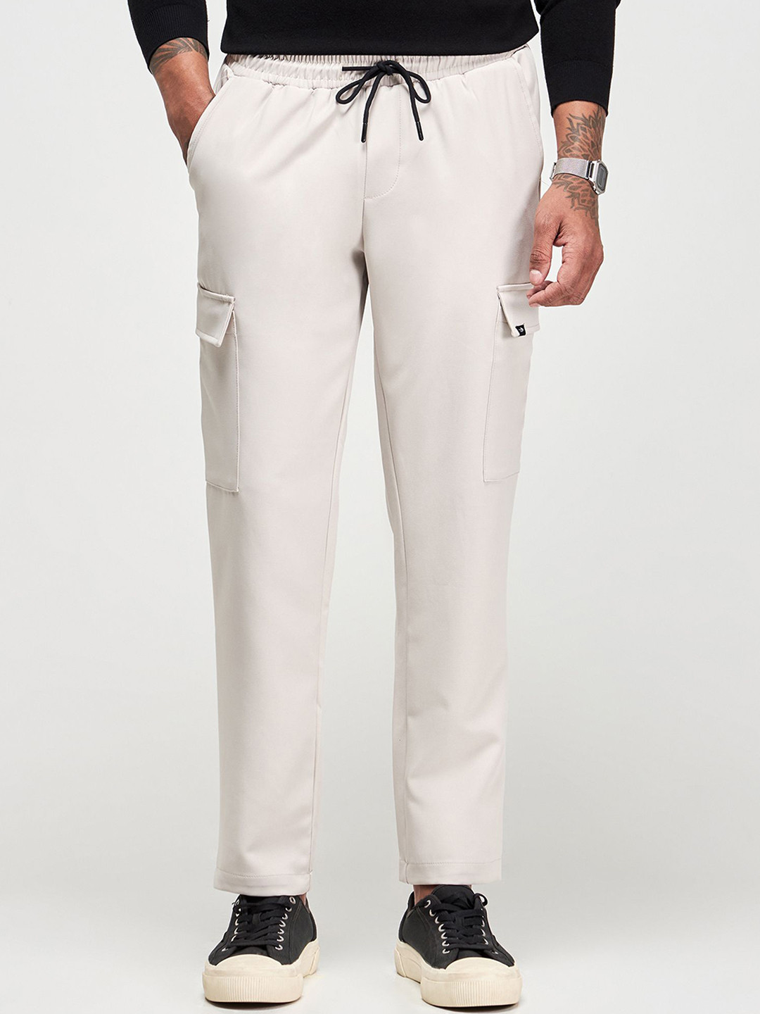 Red Flame Men Relaxed Fit Cargo Trouser