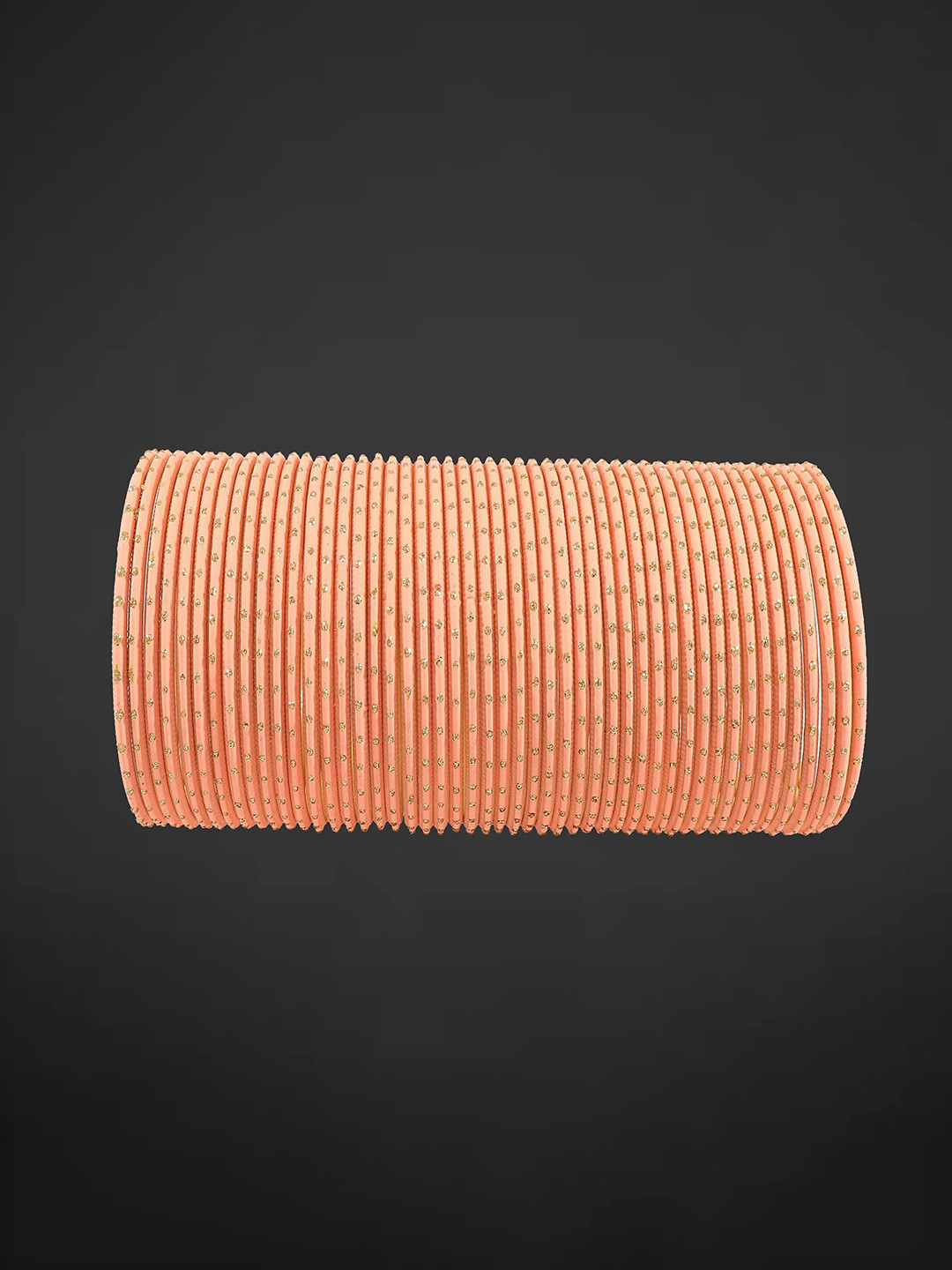 Set of 48 Metal Polka Dots Bangles